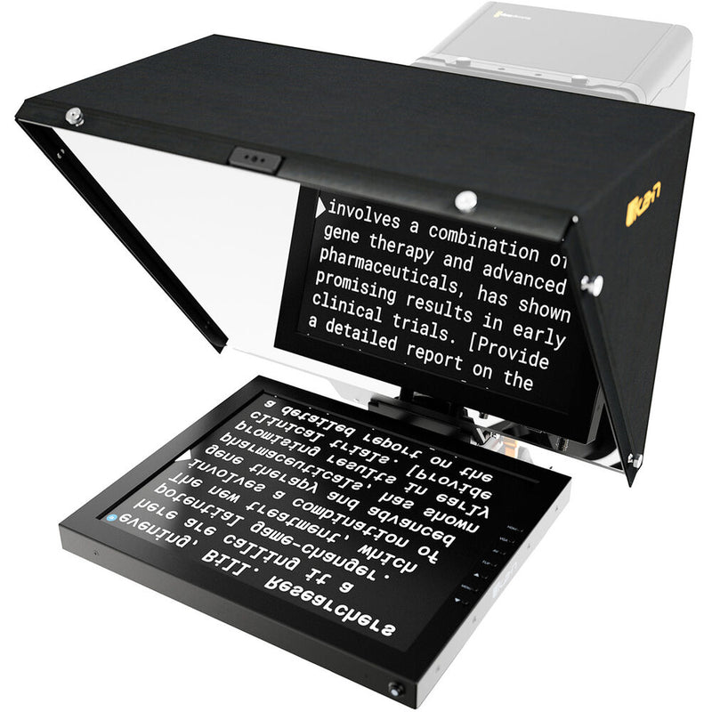 ikan PT4700S-V2-PEDESTAL Professional 17" SDI High-Bright Teleprompter, Pedestal & Dolly Turnkey