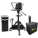 ikan Professional 17" High-Bright SDI/HDMI Teleprompter with Pedestal Travel Kit V2