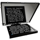 ikan Professional 17" High-Bright HDMI Teleprompter with Pedestal Travel Kit V2