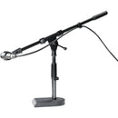Gator Rok-It Bass Drum/Boom Combo Low Profile Mic Stand