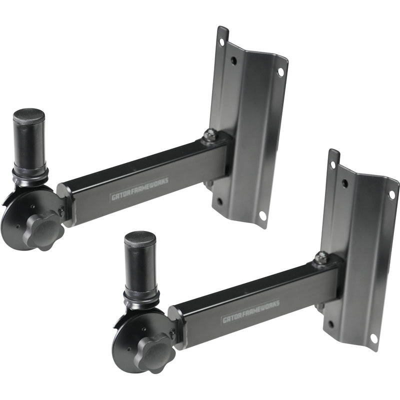 Gator Adjustable Wall-Mount Speaker Bracket (Pair)