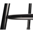 Oklahoma Sound Vinyl Padded?Adjustable Height Stool?with Backrest (24.5 - 32.5", Black)