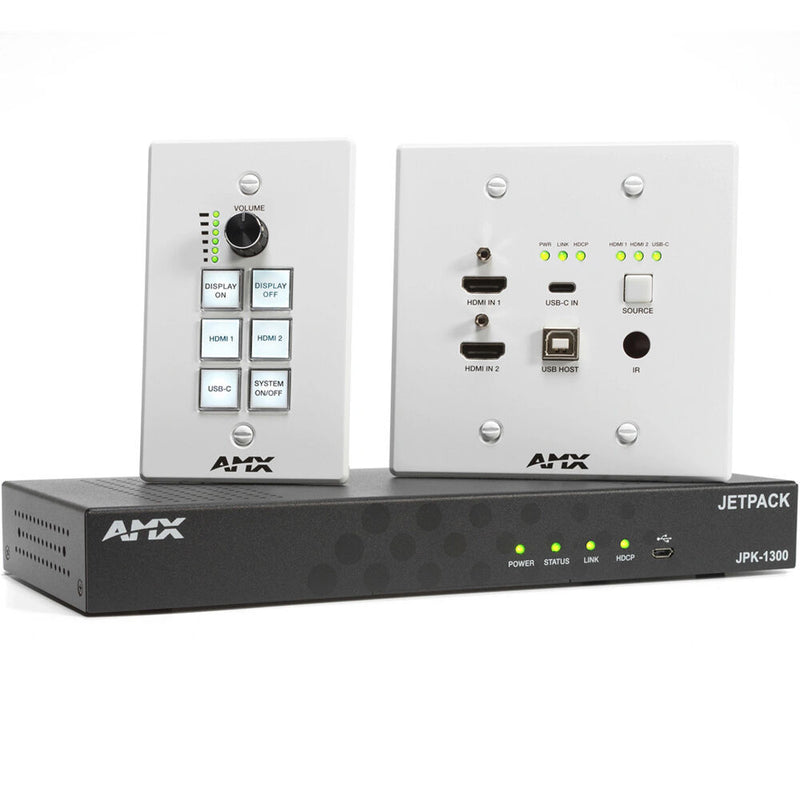 AMX Jetpack 3x1 4K60 Transmitter, Receiver & Controller Kit (EU/UK)