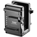 Wooden Camera Dual Battery Plate Cradle for Bolt 6/4K LT Transmitter (B-Mount, 14/26V)