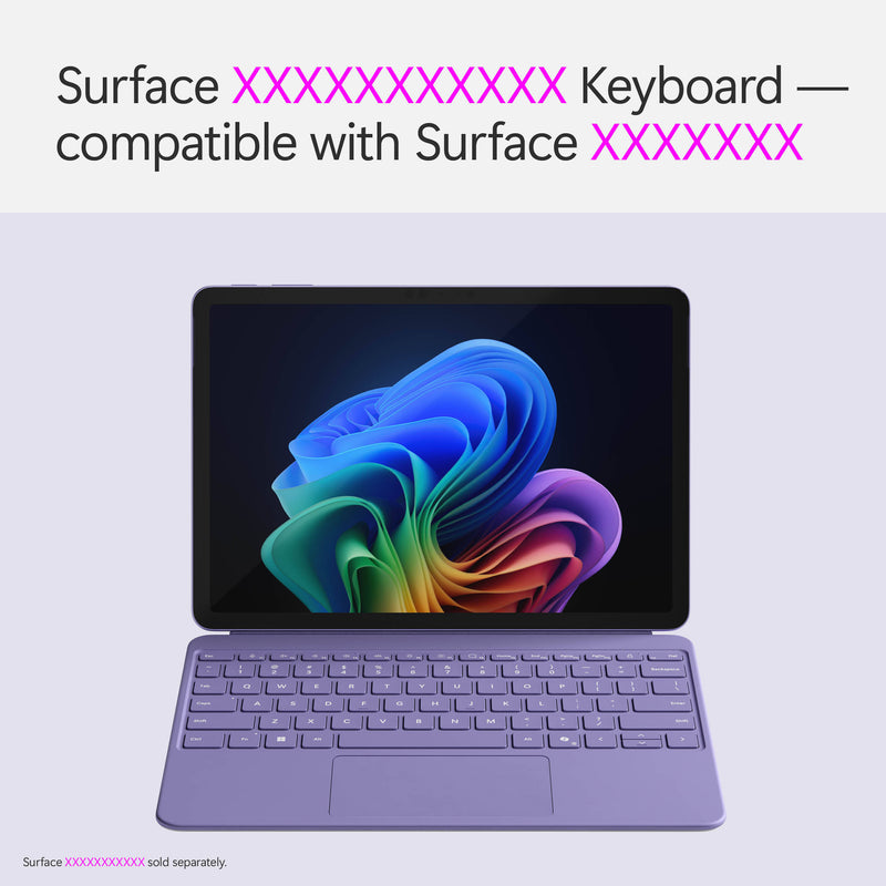 Microsoft 12" Surface Pro Keyboard Cover (Violet)