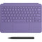 Microsoft 12" Surface Pro Keyboard Cover with Slim Pen 2 (Violet)