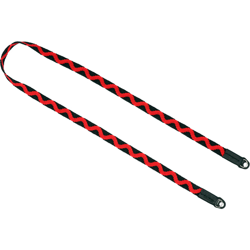 Artisan & Artist Sasanami Silk Strap (Black/Red, 47.2")