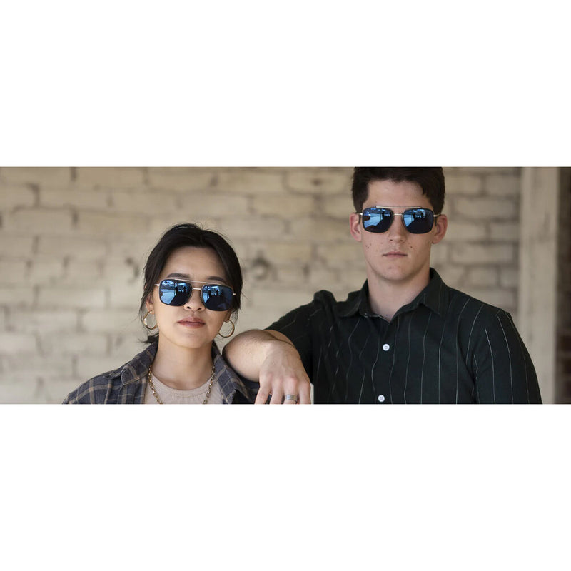 GUNNAR Barron Tinted Glasses (Silver Frame, Sun Lens)