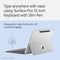 Microsoft 12" Surface Pro Keyboard Cover with Slim Pen 2 (Ocean)