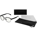 GUNNAR Campbell Glasses (Onyx Frame, Clear Lens Tint)