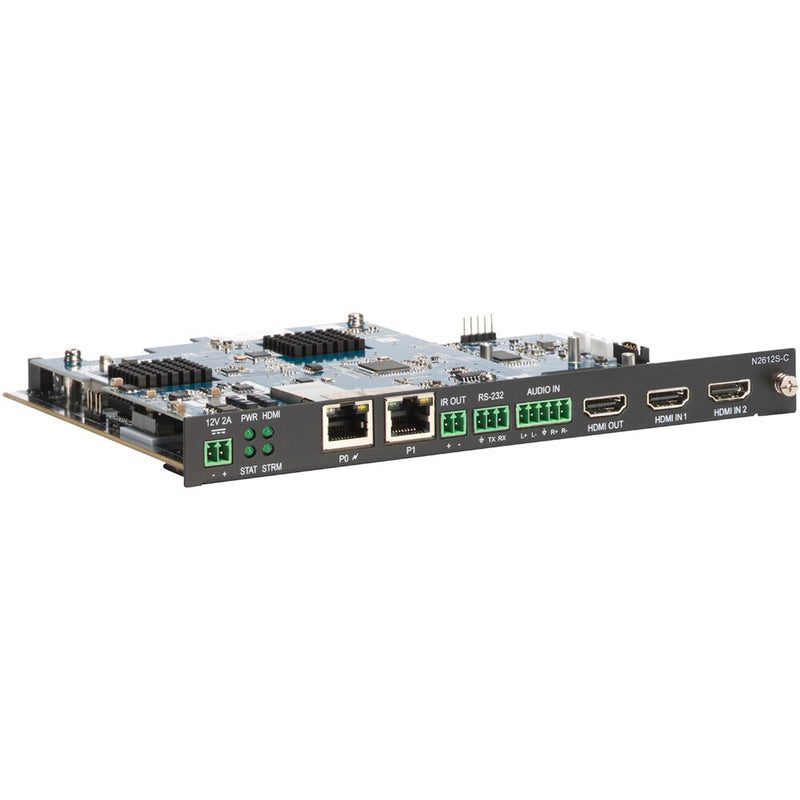 AMX N2612S-C 4K60 MWC/Dante AV-A HD Multi-Codec Dual-Stream Encoder Card