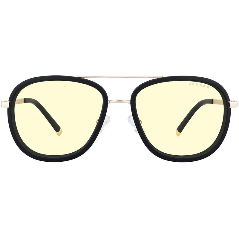 GUNNAR Dume Glasses (Gold Frame, Amber Lens)