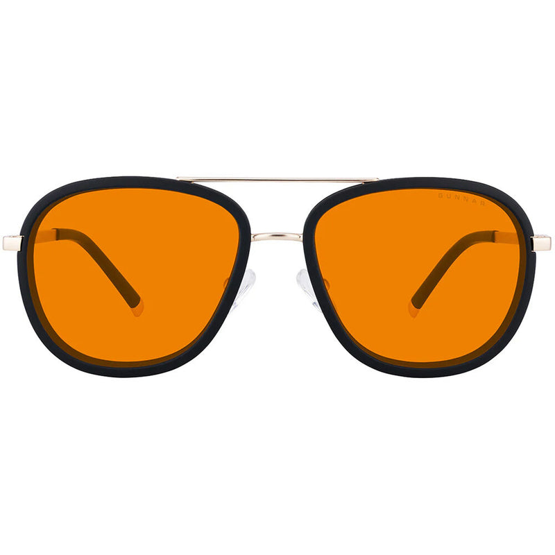 GUNNAR Dume Glasses (Gold Frame, Amber Max Lens)