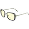 GUNNAR Fallout Vault 33 Glasses (Gunmetal & Olive Frame, Amber Lens)