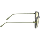 GUNNAR Fallout Vault 33 Glasses (Gunmetal & Olive Frame, Amber Lens)