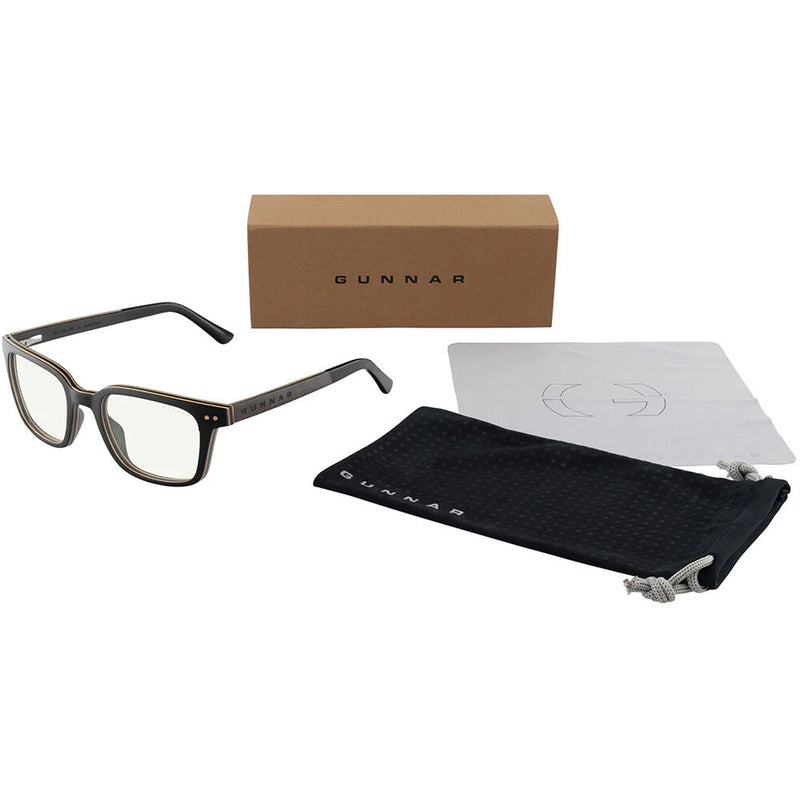 GUNNAR Muir Glasses (Ebony Frame, Clear Pro Lens)
