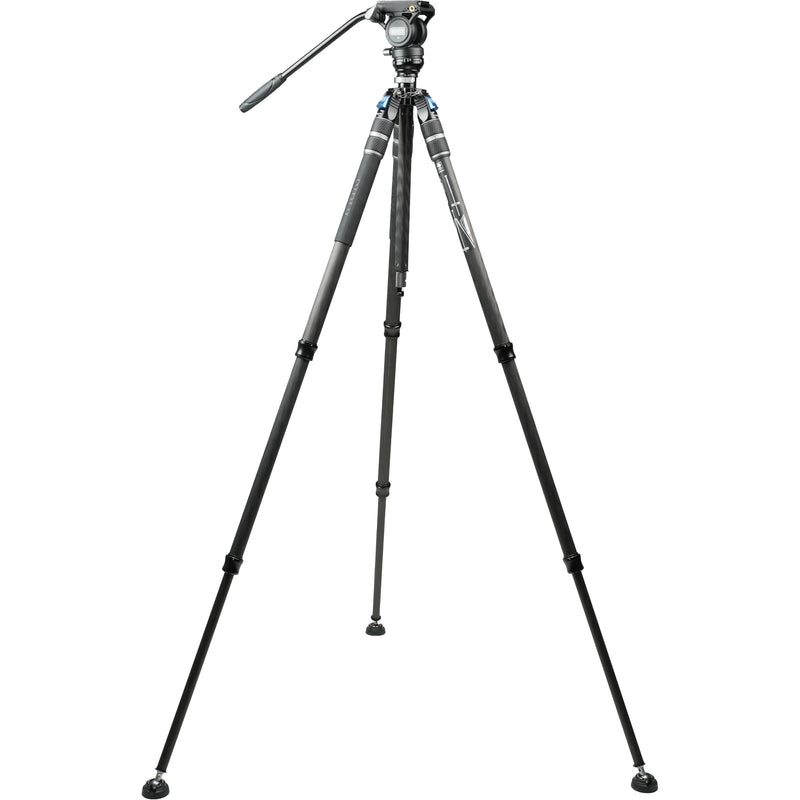 Sirui SVS60+S3 One-Step Height-Adjustment Carbon Fiber Video Tripod Kit