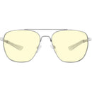 GUNNAR Mustang Glasses (Chrome Frame, Amber Lens)