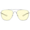 GUNNAR Mustang Glasses (Chrome Frame, Amber Lens)