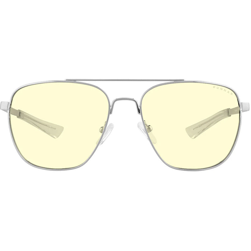 GUNNAR Mustang Glasses (Chrome Frame, Amber Lens)