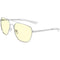 GUNNAR Mustang Glasses (Chrome Frame, Amber Lens)