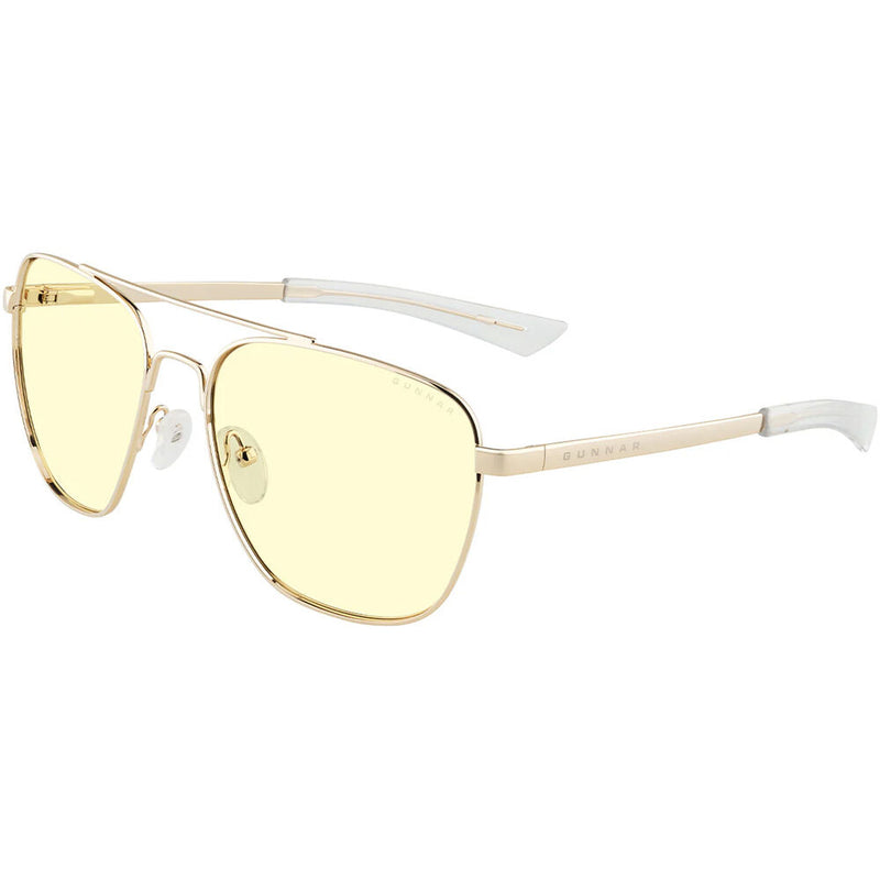 GUNNAR Mustang Glasses (Gold Frame, Amber Lens)
