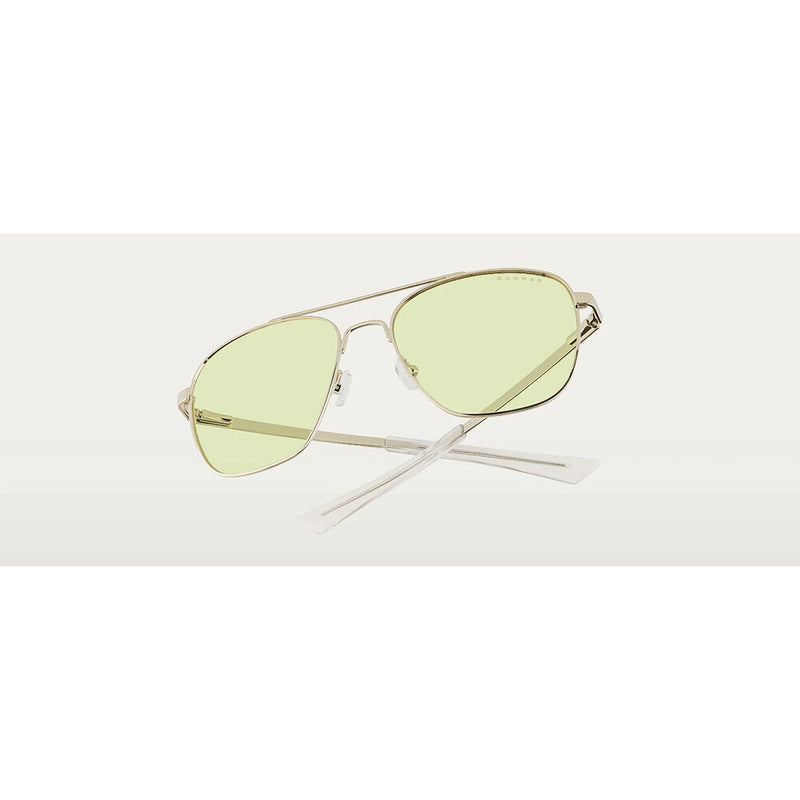 GUNNAR Mustang Glasses (Gold Frame, Amber Lens)