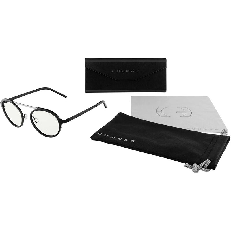 GUNNAR Pacifica Glasses (Onyx Frame, Clear Lens)