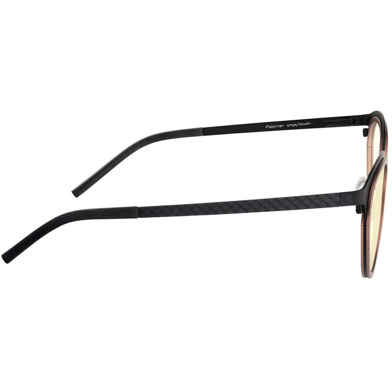 GUNNAR Palomar Glasses (Onyx/Blush Frame, Clear Lens)