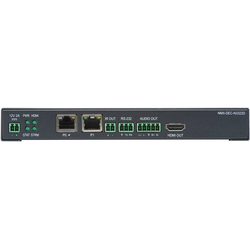 AMX N3322D 4K60 H.26x/Dante AV-H Decoder