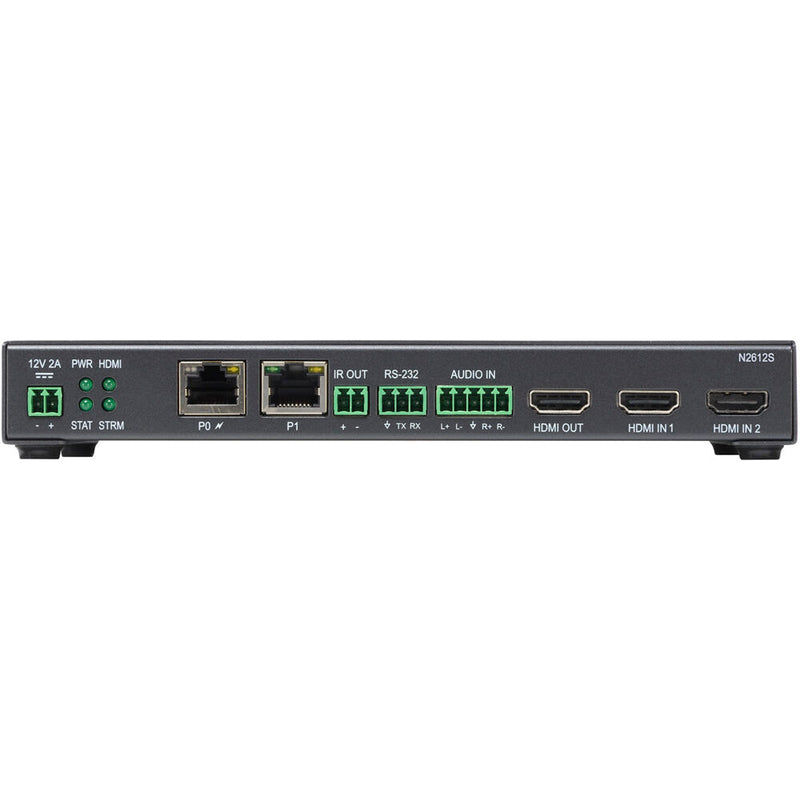 AMX N2612S 4K60 MWC/Dante AV-A HD Multi-Codec Dual-Stream Encoder Unit