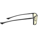 GUNNAR Plaid Glasses (Onyx/Graphite Frame, Amber Lens)