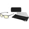 GUNNAR Plaid Glasses (Onyx/Graphite Frame, Amber Lens)