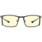 GUNNAR Plaid Glasses (Onyx/Graphite Frame, Amber Lens)