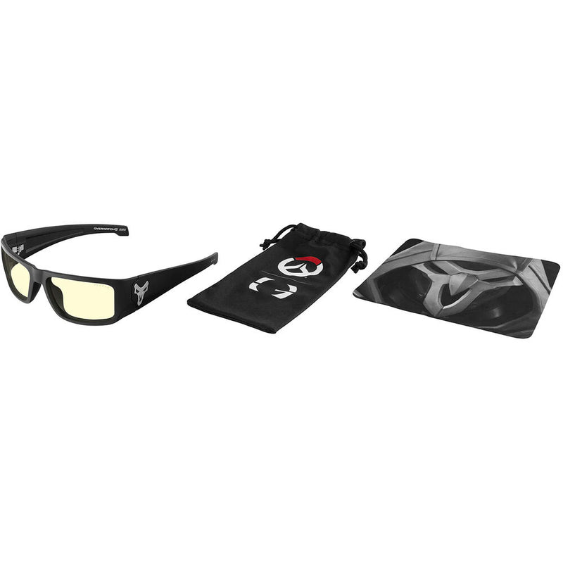 GUNNAR Overwatch Reaper Glasses (Black Ash Frame, Amber Lens)