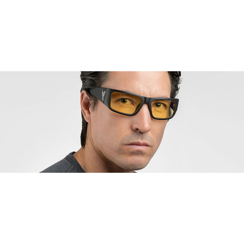 GUNNAR Overwatch Reaper Glasses (Black Ash Frame, Amber Lens)