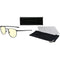 GUNNAR Mateo Glasses (Onyx Frame, Amber Lens)