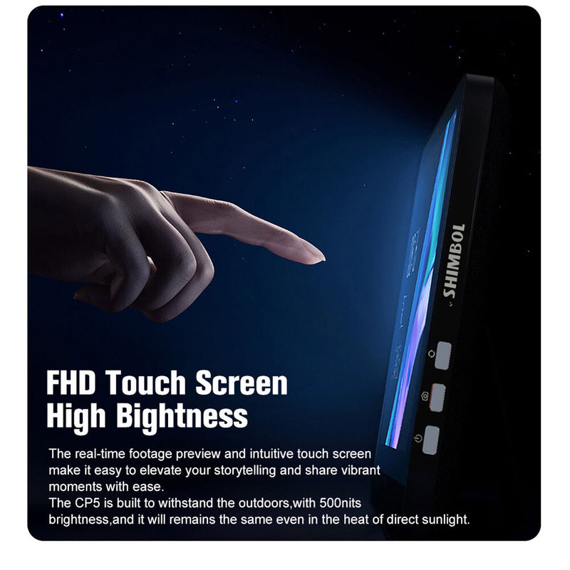 Shimbol CP5 5" Rear Smartphone Camera Monitor with Blue Magnetic Case