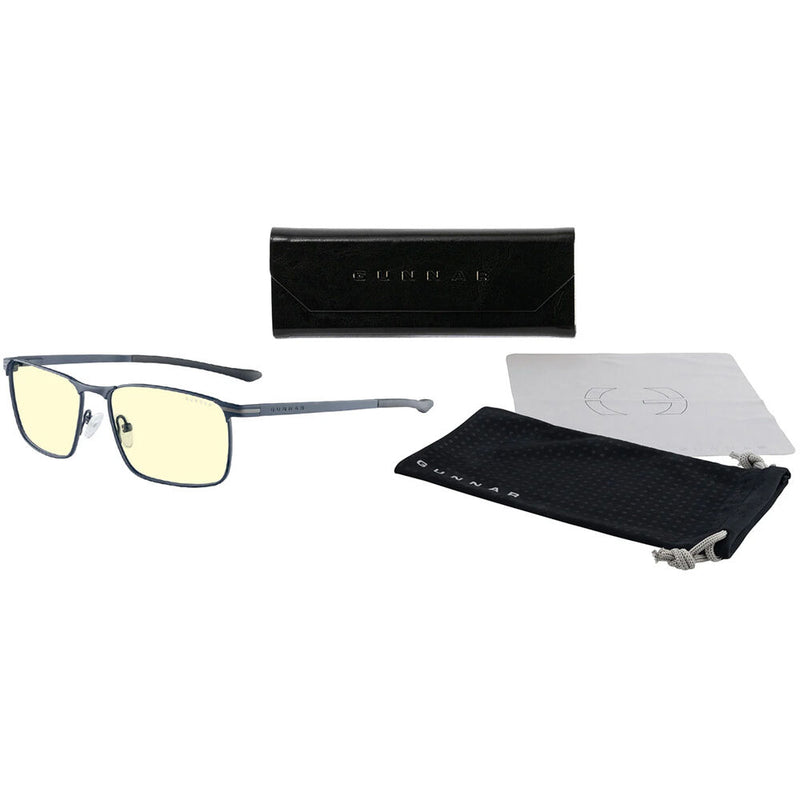 GUNNAR Mendocino Glasses (Midnight Blue Frame, Amber Lens)