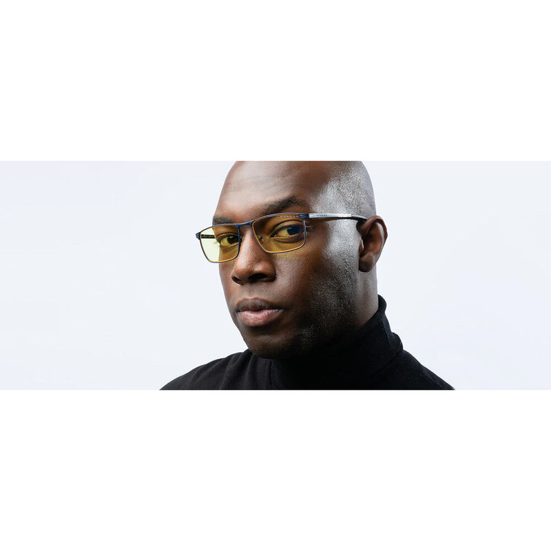 GUNNAR Mendocino Glasses (Midnight Blue Frame, Amber Lens)