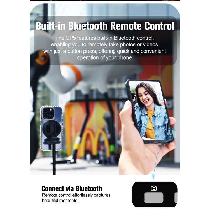 Shimbol CP5 5" Rear Smartphone Camera Monitor with Gray Magnetic Case