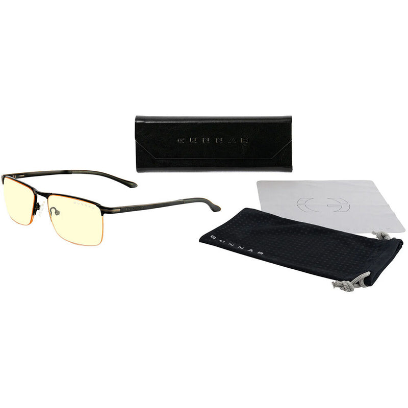 GUNNAR Marin Glasses (Onyx Frame, Amber Lens)