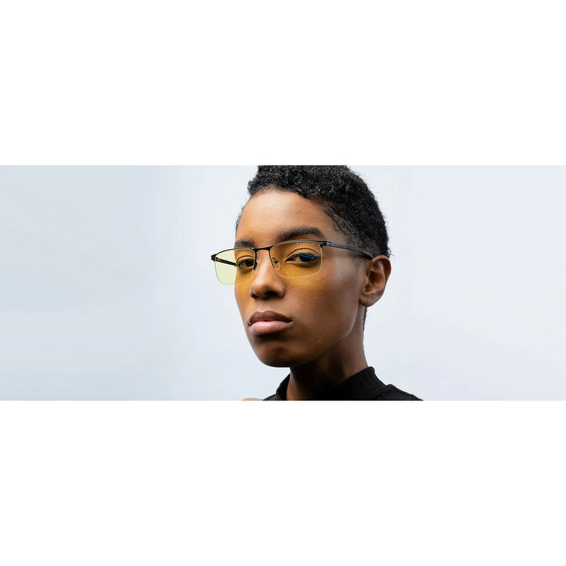 GUNNAR Marin Glasses (Onyx Frame, Amber Lens)