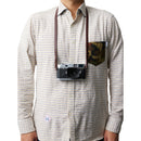 Artisan & Artist ACAM-280A Italian Leather Camera Strap (Dark Brown, 34.6")