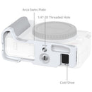 SmallRig L-Shaped Mount Plate with Handle for Canon EOS R50 V (White)
