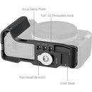 SmallRig L-Shaped Mount Plate with Handle for Canon EOS R50 V (Black)