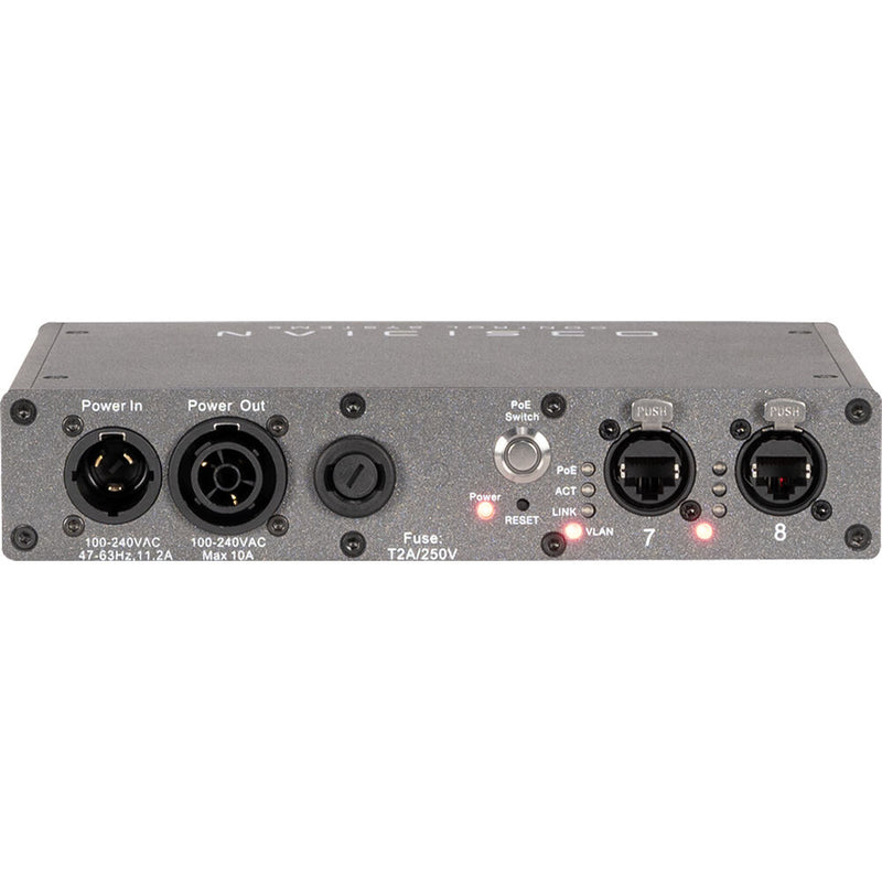 Elation Professional NS8 PoE Gigabit Network Switch (8-Port )