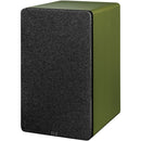 ELAC DCB61 Debut ConneX 2-Way Active Wireless Bookshelf Speaker (Olive Green, Pair)
