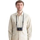 Artisan & Artist ACAM-307A Woven Silk Cord Camera Strap (Black)