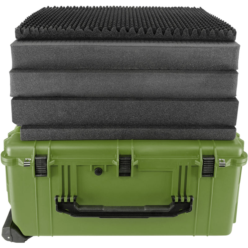 Eylar XXL Protective Gear Roller Case with Foam (Green)